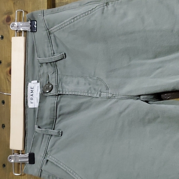 FRAME DENIM LE CARGO PANTS SERVICE ARMY OLIVE GREEN UTILITY - Picture 2 of 13